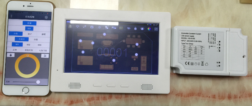 2.4G wireless LED CCT panel control system